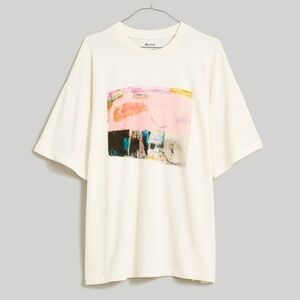 Madewell oversized graphic tee.